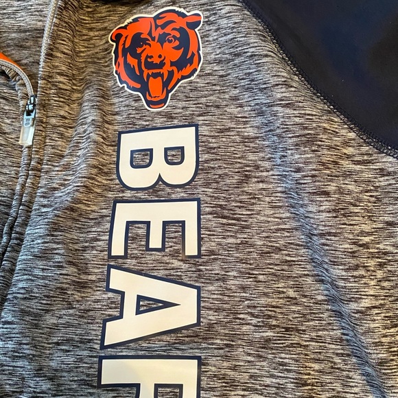 Chicago Bears women zip hoodie szL - Picture 2 of 5